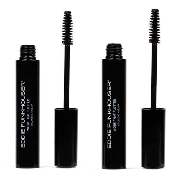 Eddie Funkhouser Work That Flutter Two Pack Volumizing Mascara NIP - Picture 1 of 5